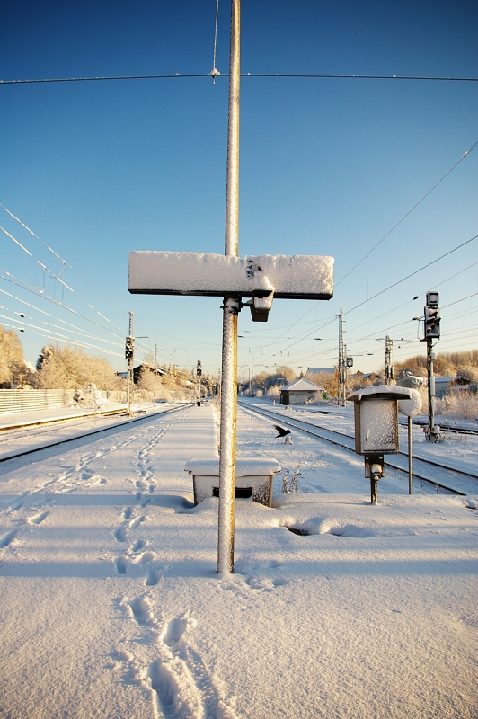 Schnee.